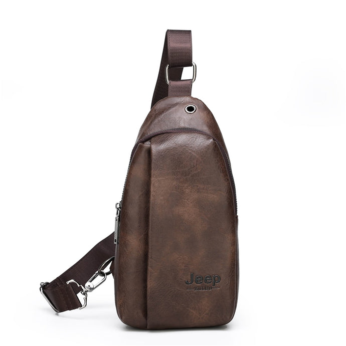 Sac à dos compact en cuir pour homme <br> Modèle Travail Marron - SAC A DOS