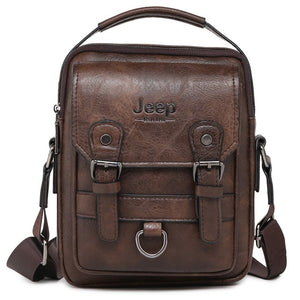 sacoche Western cuir PU marron cowboy cheval Jeep-Buluo